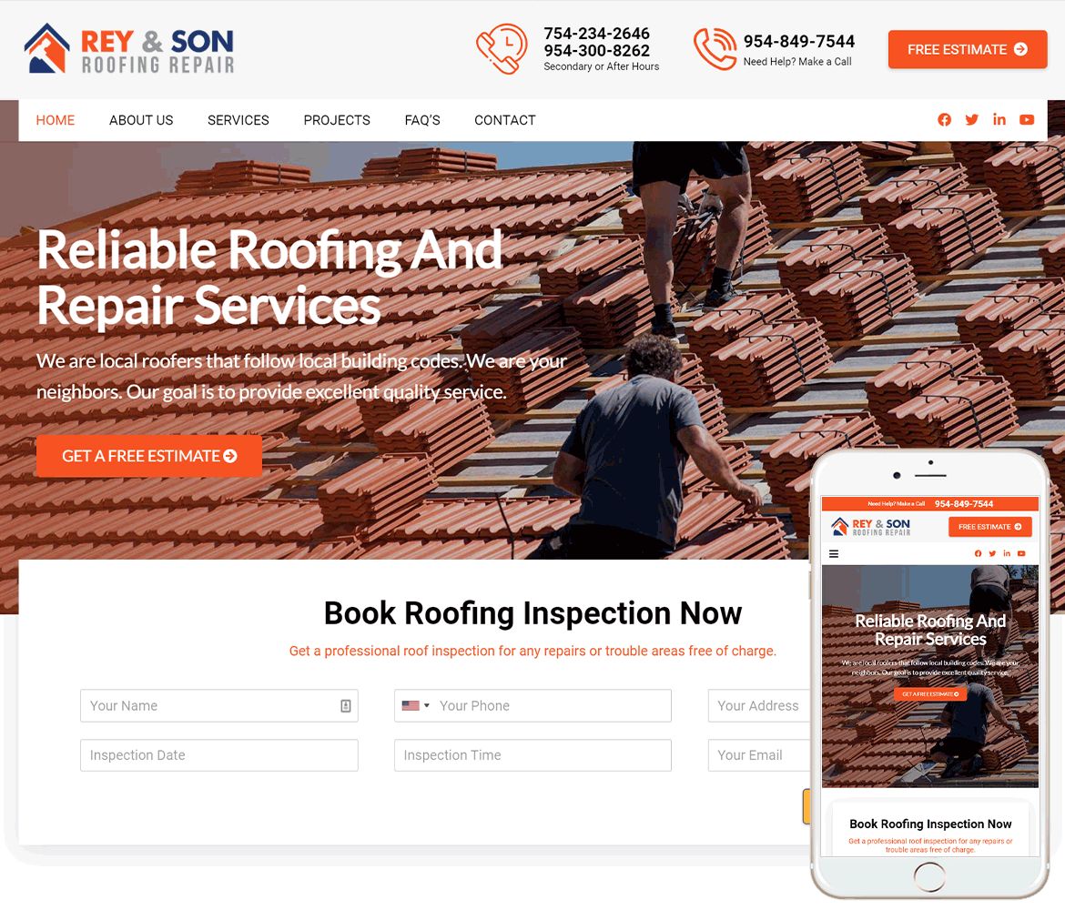 Web Development for Roofing Companies